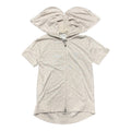 PPFM SPLIT HOODED VEST JACKET.
