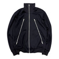 MAISON MARGIELA 5 ZIP NAVY NYLON ZIP UP.