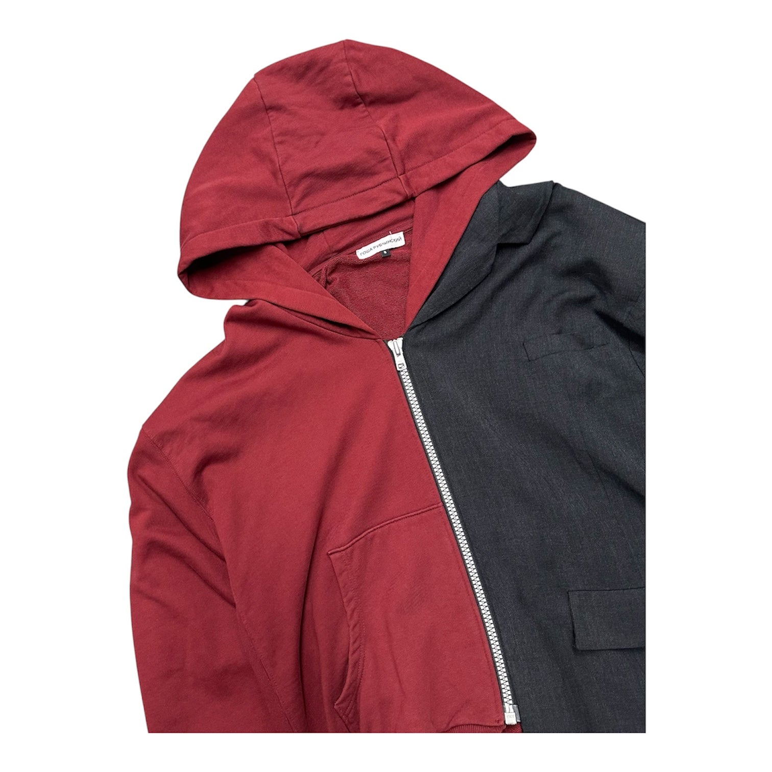 GOSHA RUBCHINSKIY SS2018 HYBRID ‘HOODIE/BLAZER’ JACKET.