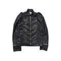 VINTAGE BLACK NAPOLEON ZIP UP JACKET