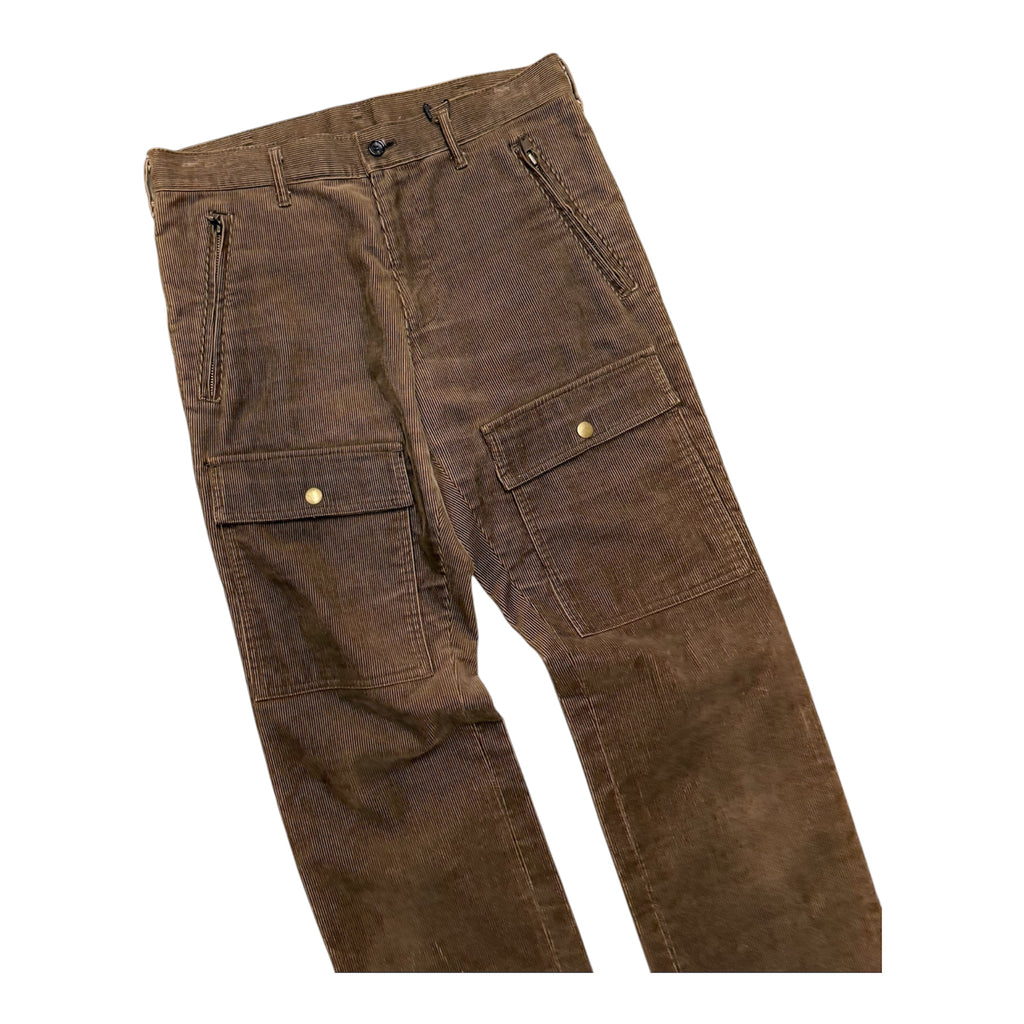 COMME DES GARÇONS BROWN CORDUROY PANTS.