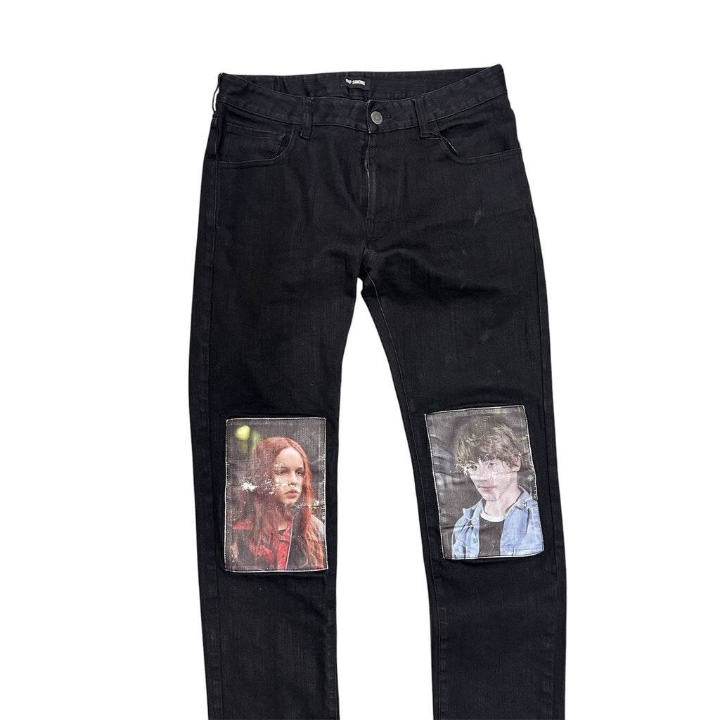 RAF SIMONS A/W 18 CHRISTIANE F PATCH JEANS