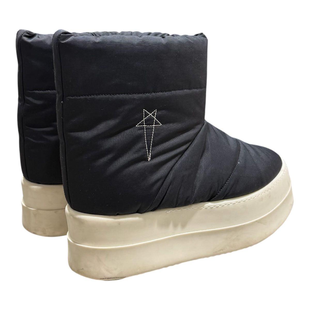 RICK OWENS DRKSHDW MEGA BUMPER LUNAR BOOTS.