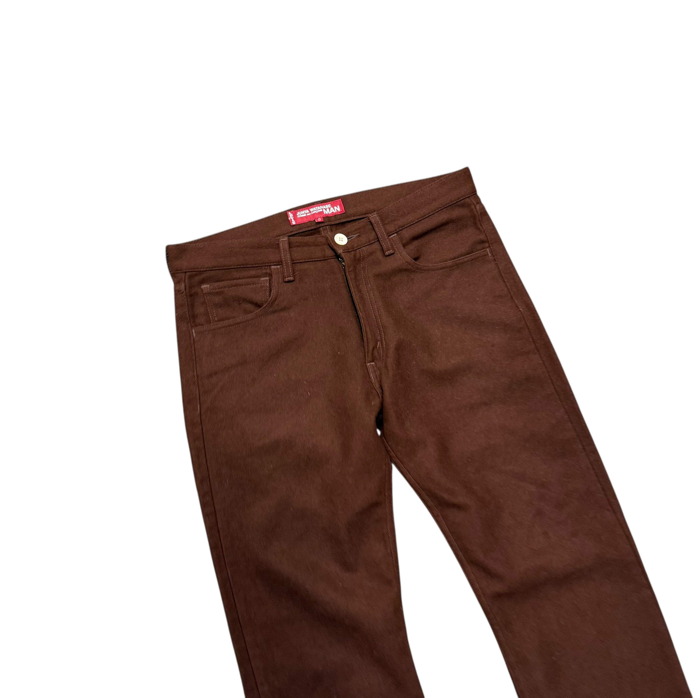 JUNYA WATANABE X LEVI "GREENWICH PIGS" WOOL PANTS.