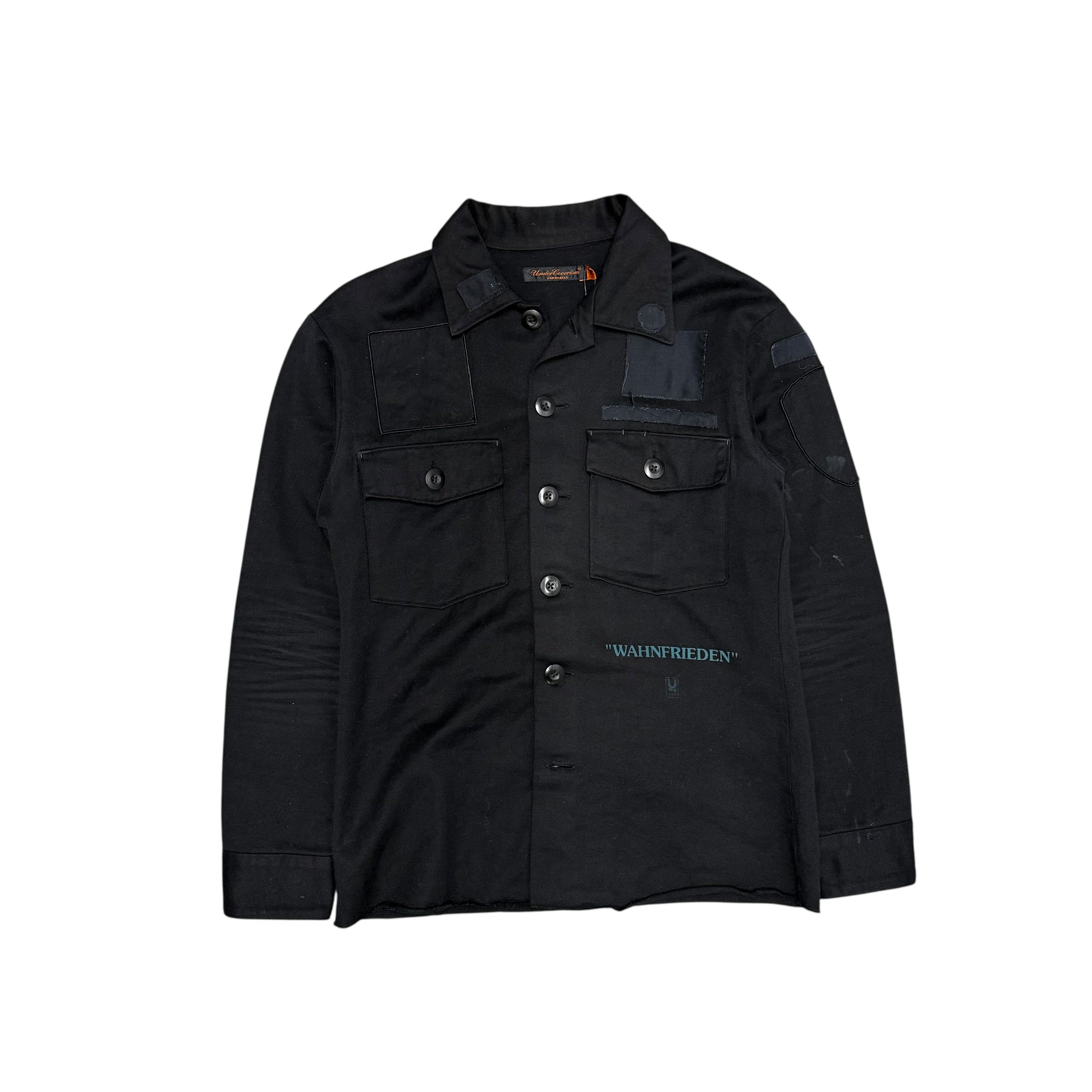 KLAUS SS06 “KLAUS” PATCHWORK BUTTON UP SHIRT.