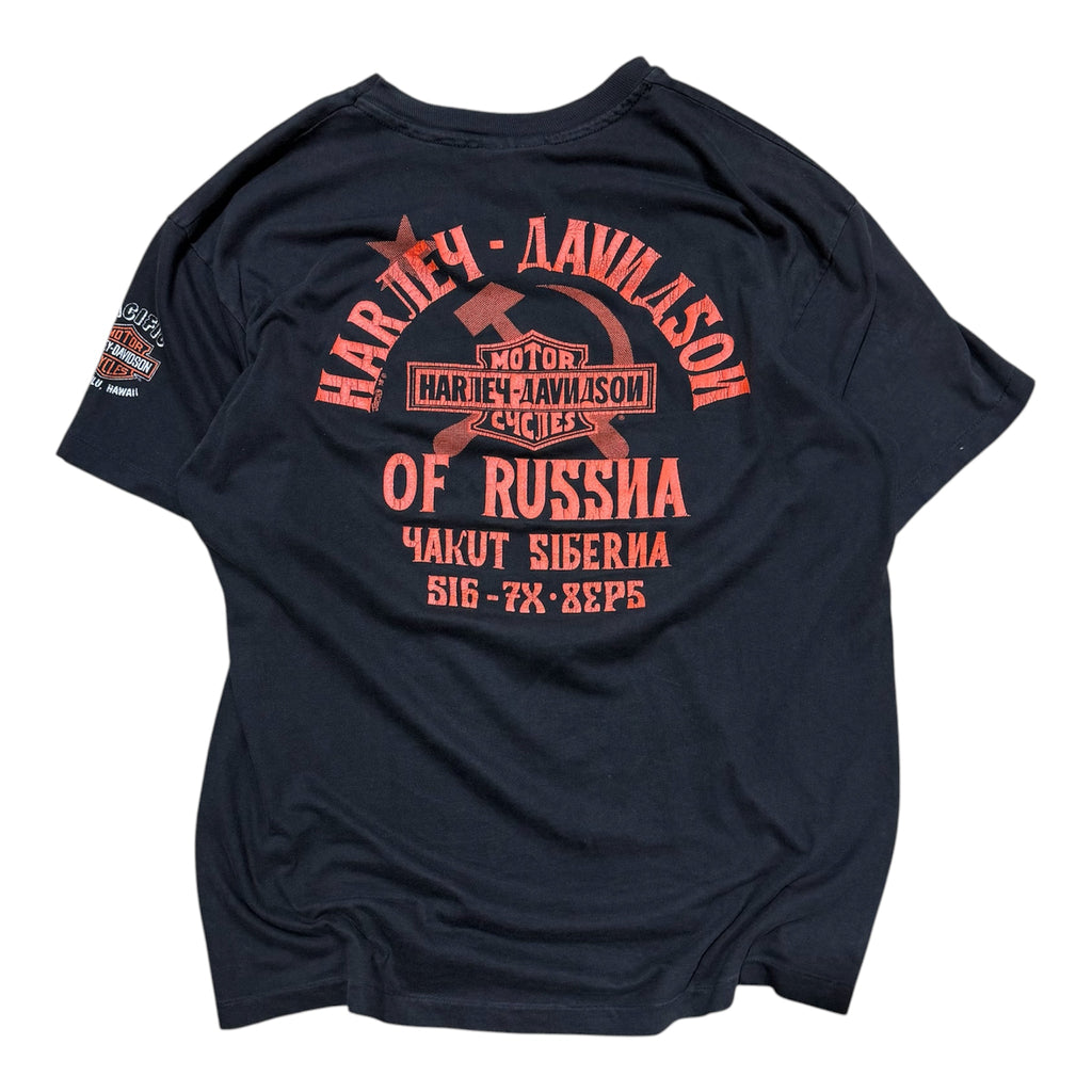 VINTAGE HARLEY DAVIDSON SOVIET UNION TEE.