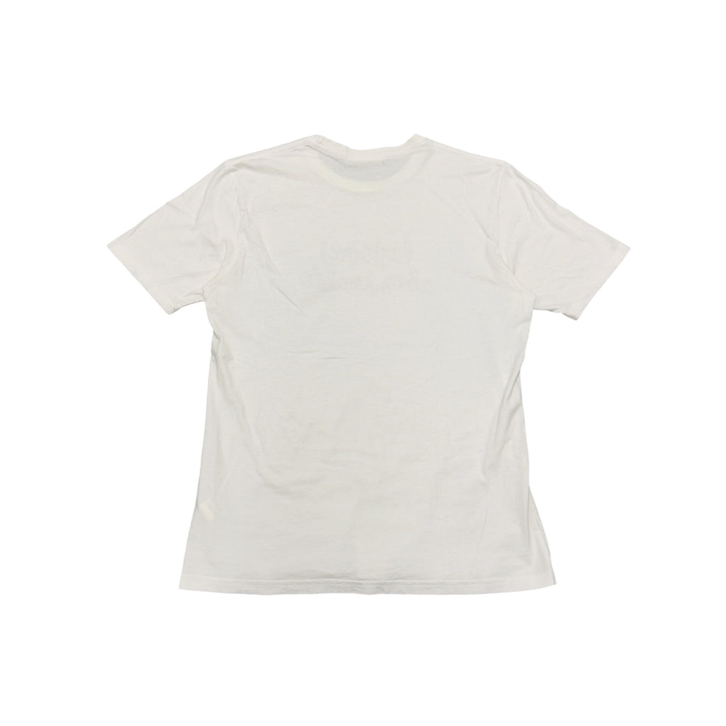 UNDERCOVER WHITE CURSIVE TEE.