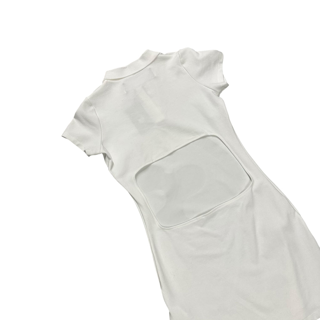 MOWALOLA WHITE LOGO DRESS.