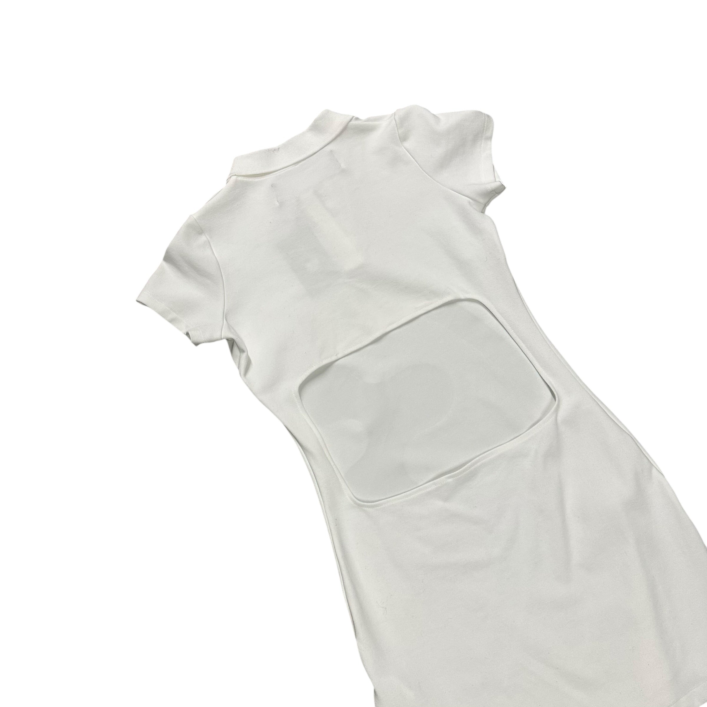 MOWALOLA WHITE LOGO DRESS.
