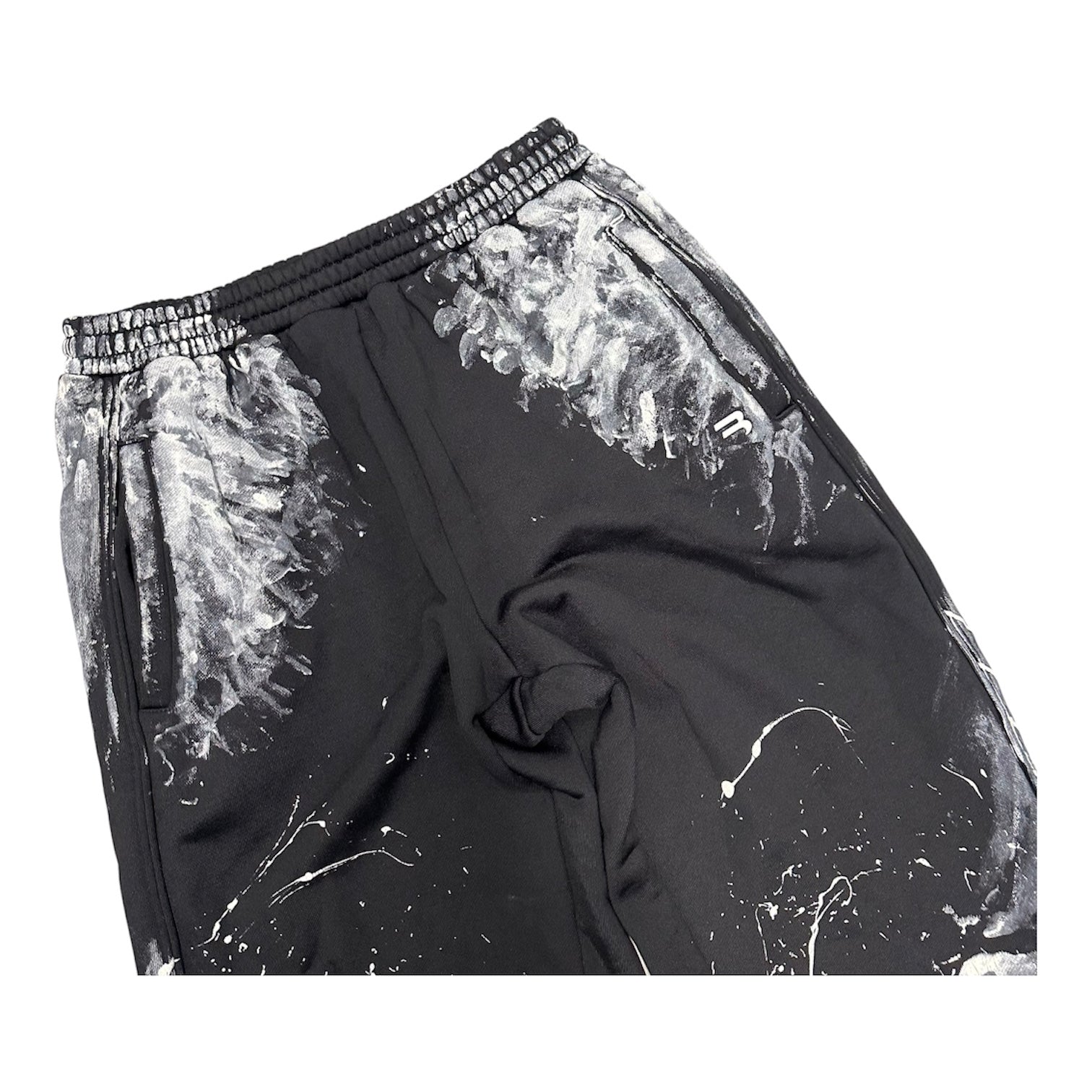 BALENCIAGA PAINT SPLATTER SWEATPANTS.