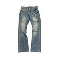 VINTAGE DAILY NEWS RIVET DENIM.