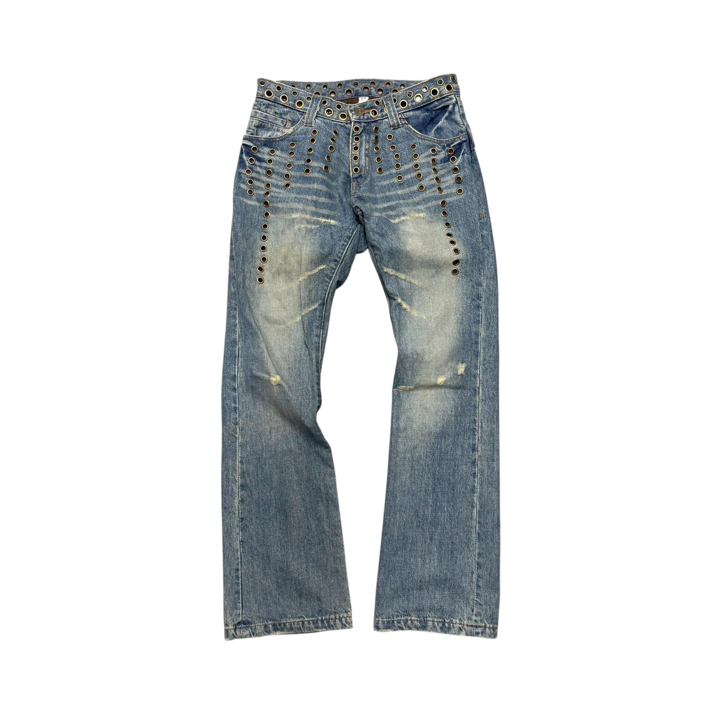 VINTAGE DAILY NEWS RIVET DENIM.