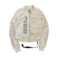 RICK OWENS DRKSHDW LAYERED NYLON BOMBER JACKET.