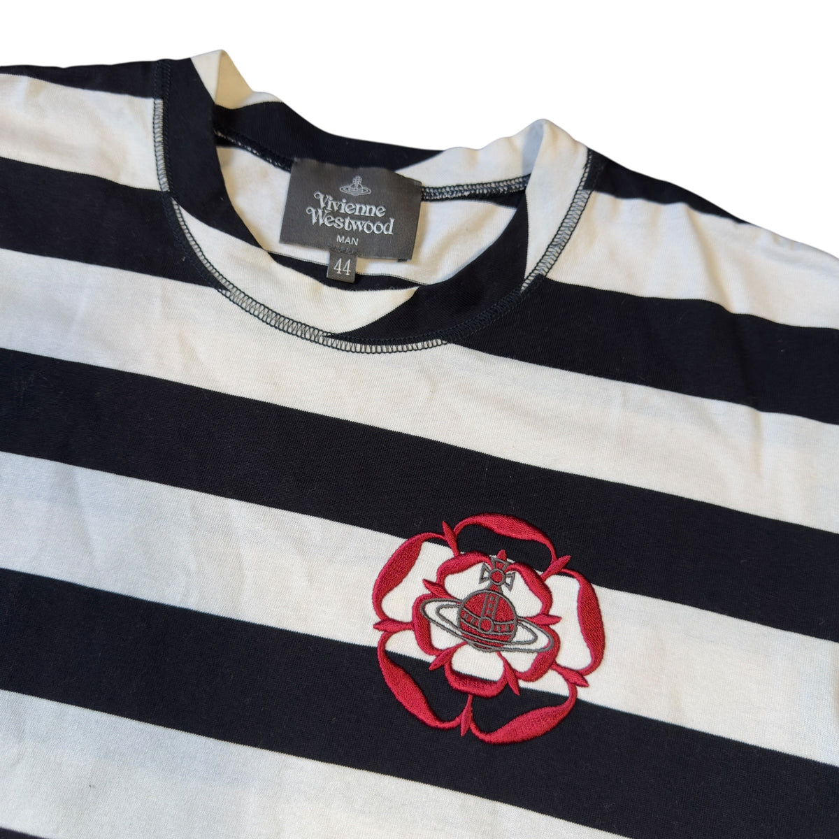 VIVIENNE WESTWOOD MAN STRIPPED TEE.