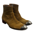 GIUSEPPE ZANOTTI WESTERN STEEL TOE BOOTS.