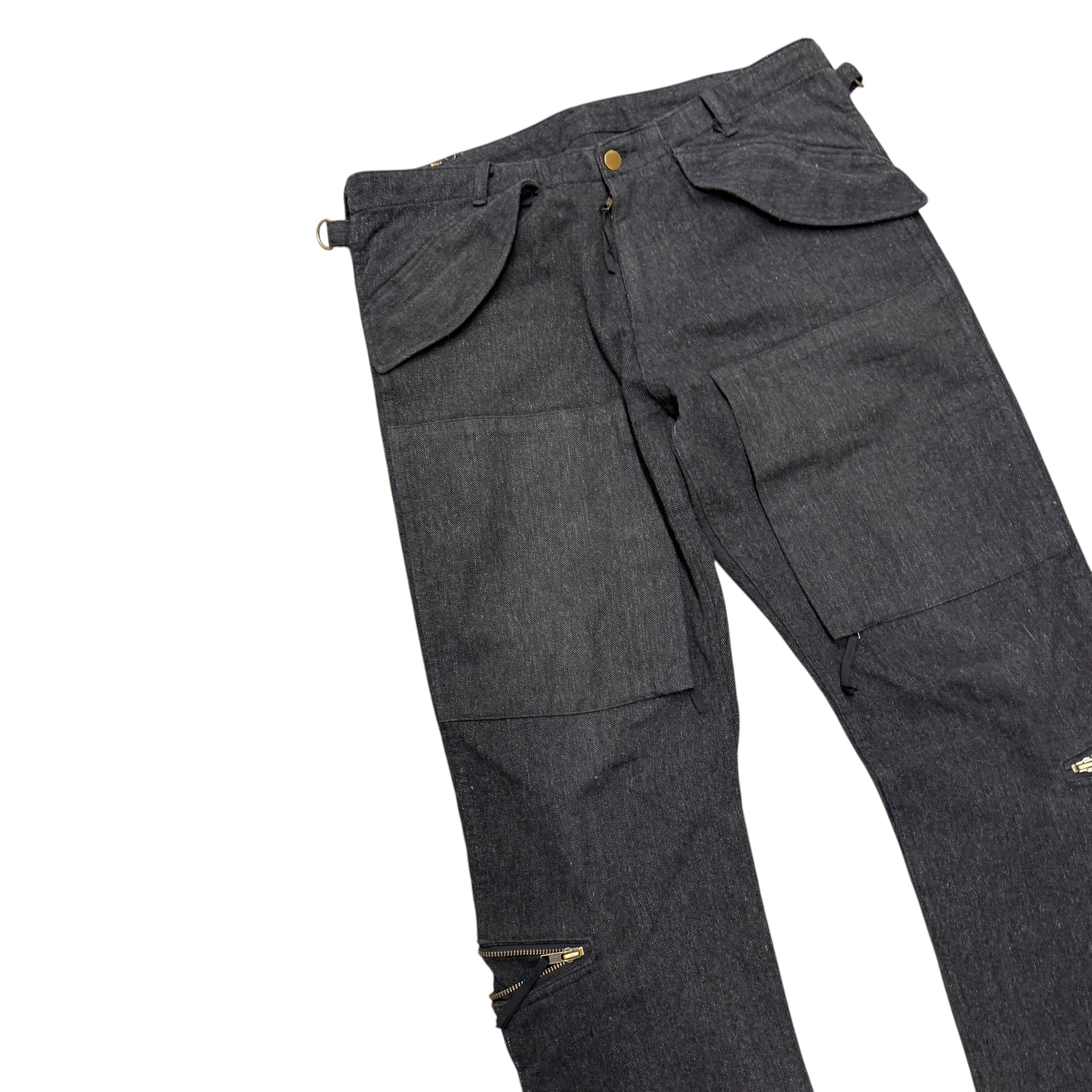 BEAUTY:BEAST CARGO ZIPPER PANTS.