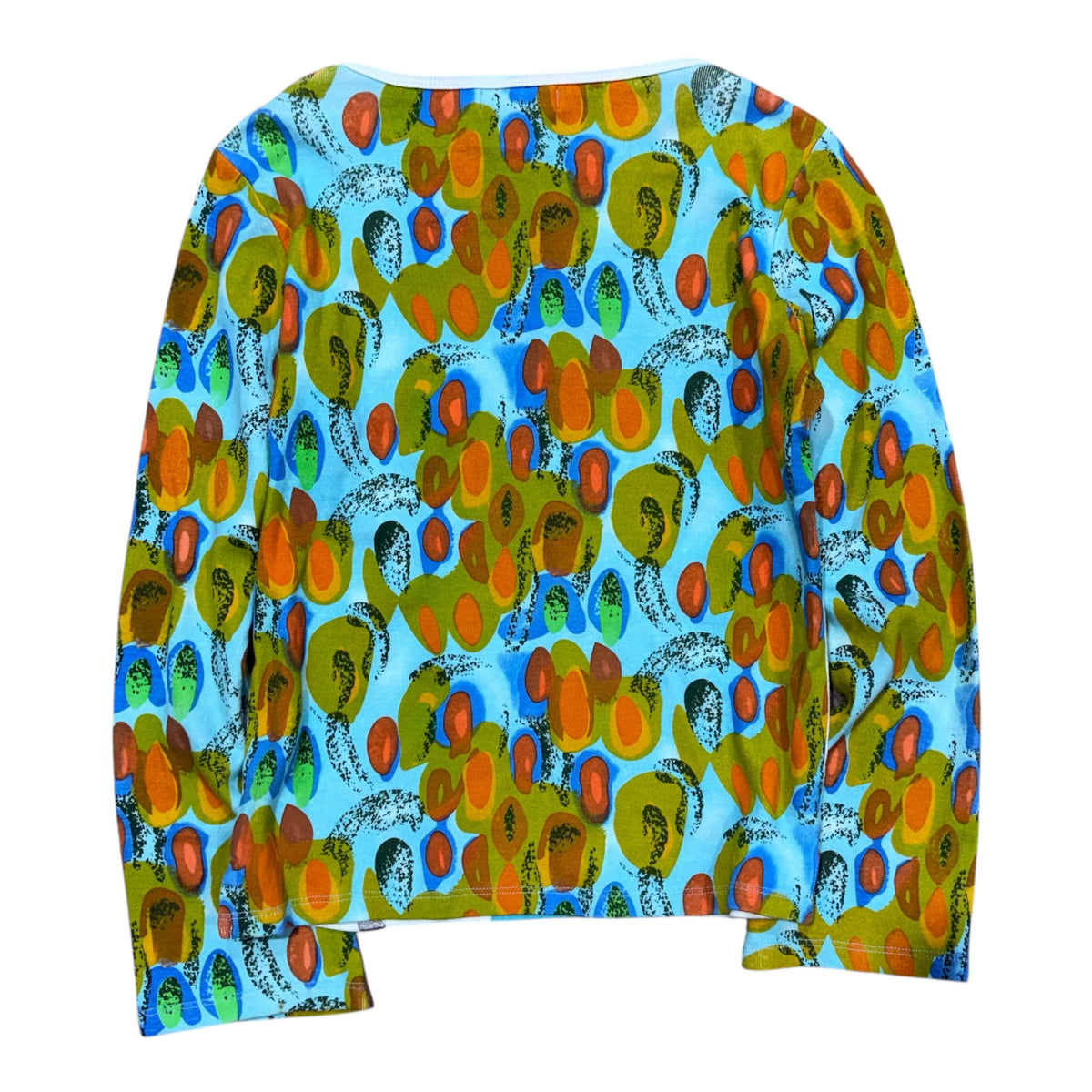 CUSTO BARCELONA GIRL LONGSLEEVE PSYCHEDELIC TEE.