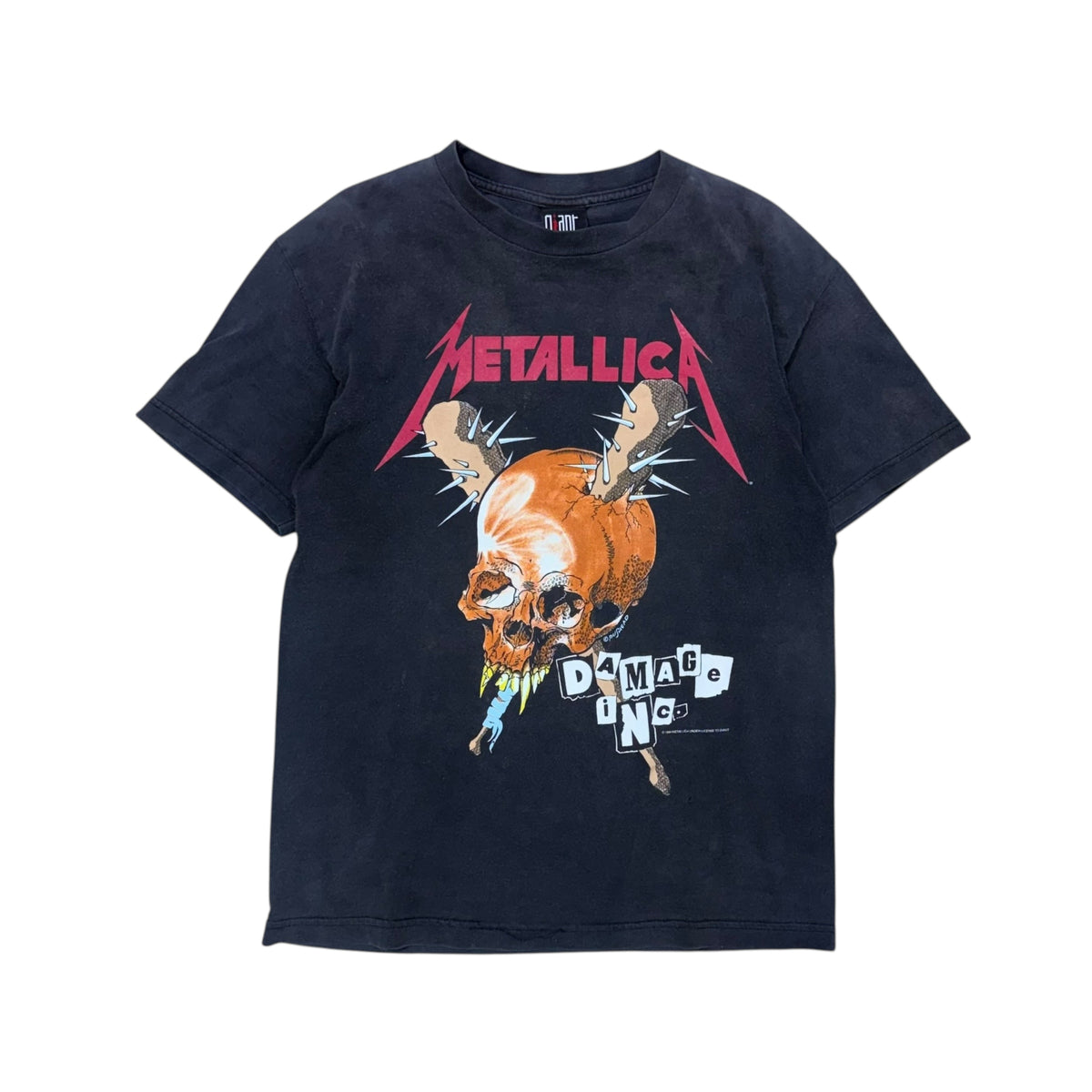 METALLICA 1994 “DAMAGE INC” PUSHEAD BAND TEE.