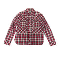 PPFM RED AND WHITE PICNIC WINDOWPANE FLANNEL.