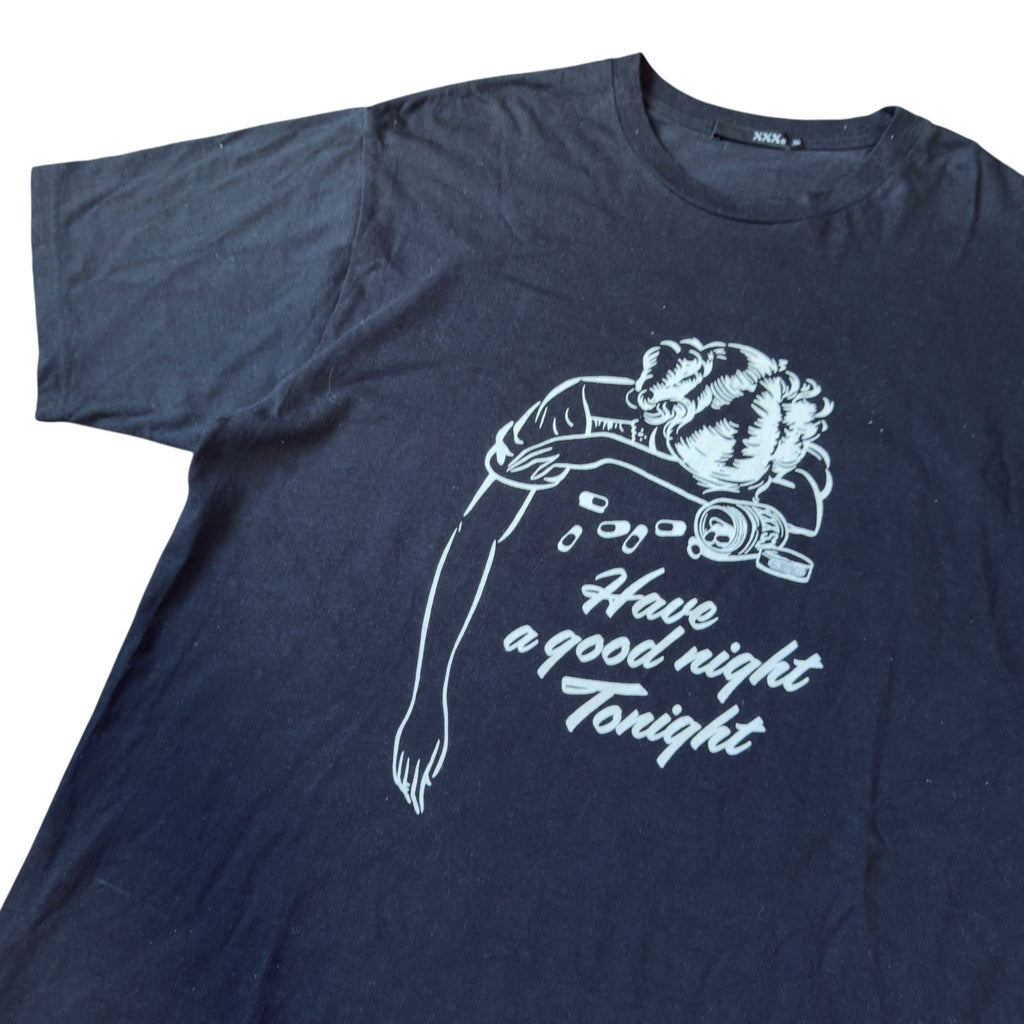 HYSTERIC GLAMOUR “HAVE A GOOD NIGHT TONIGHT” TEE.