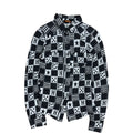 HYSTERIC GLAMOUR BLACK AND WHITE STARS BUTTON UP.