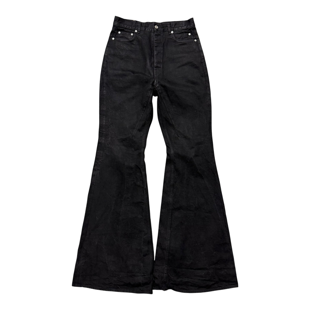 RICK OWENS BOLAN CUT DENIM.