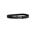 BALENCIAGA 3B LEATHER BUCKLE BELT.