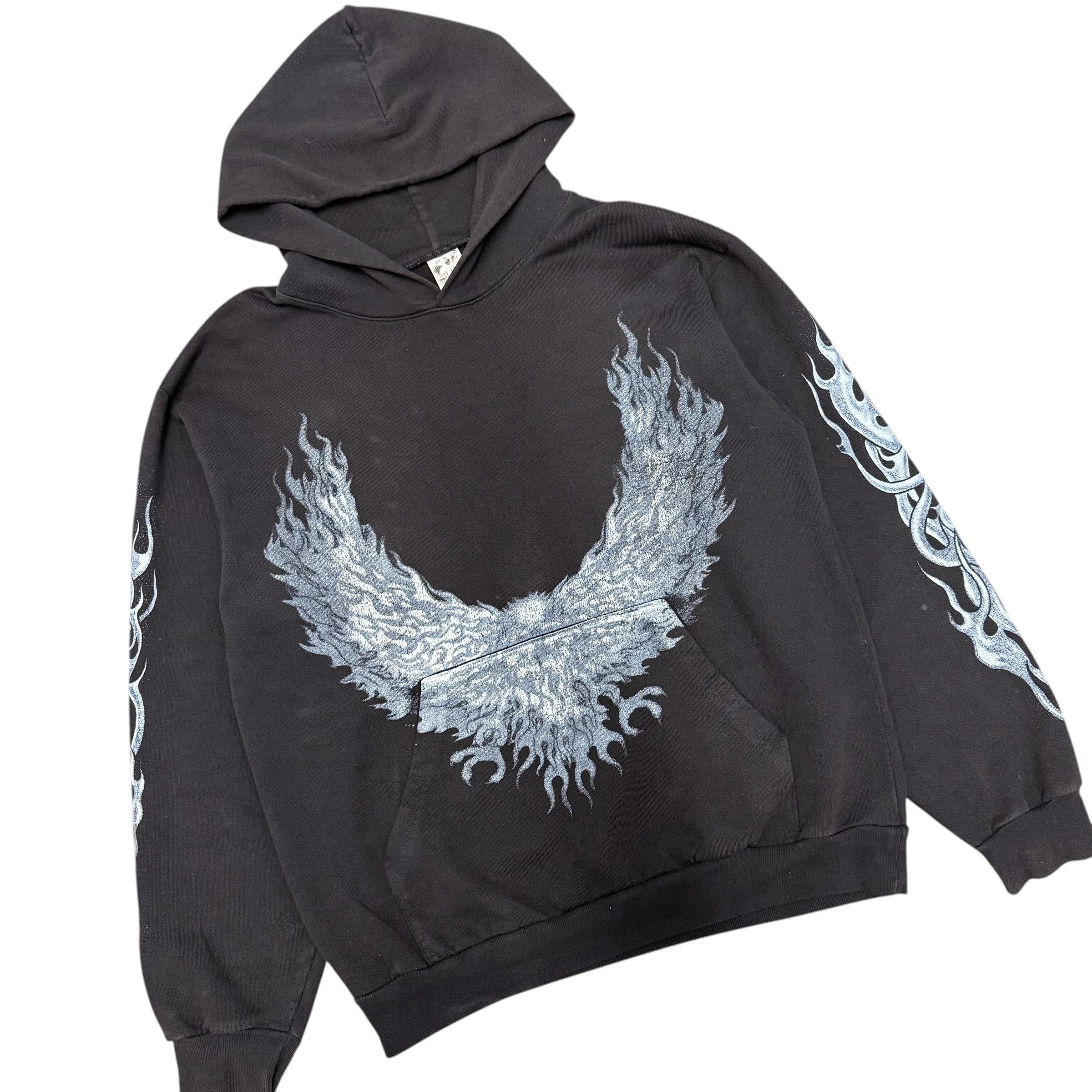 BASKETCASE FLAME BIRD HOODIE.