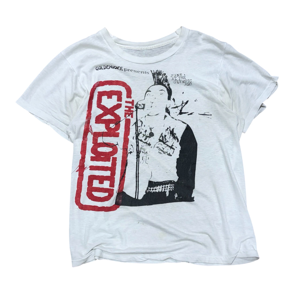 VINTAGE 80’s SEX PISTOLS “THE EXPLOITED” TOUR TEE.