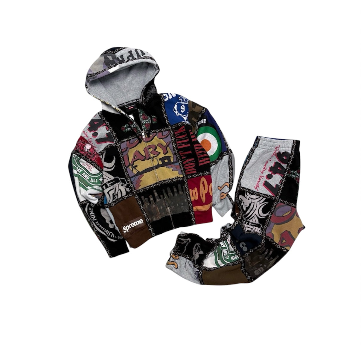 SUPREME X NUMBER (N)INE SWEATSUIT.