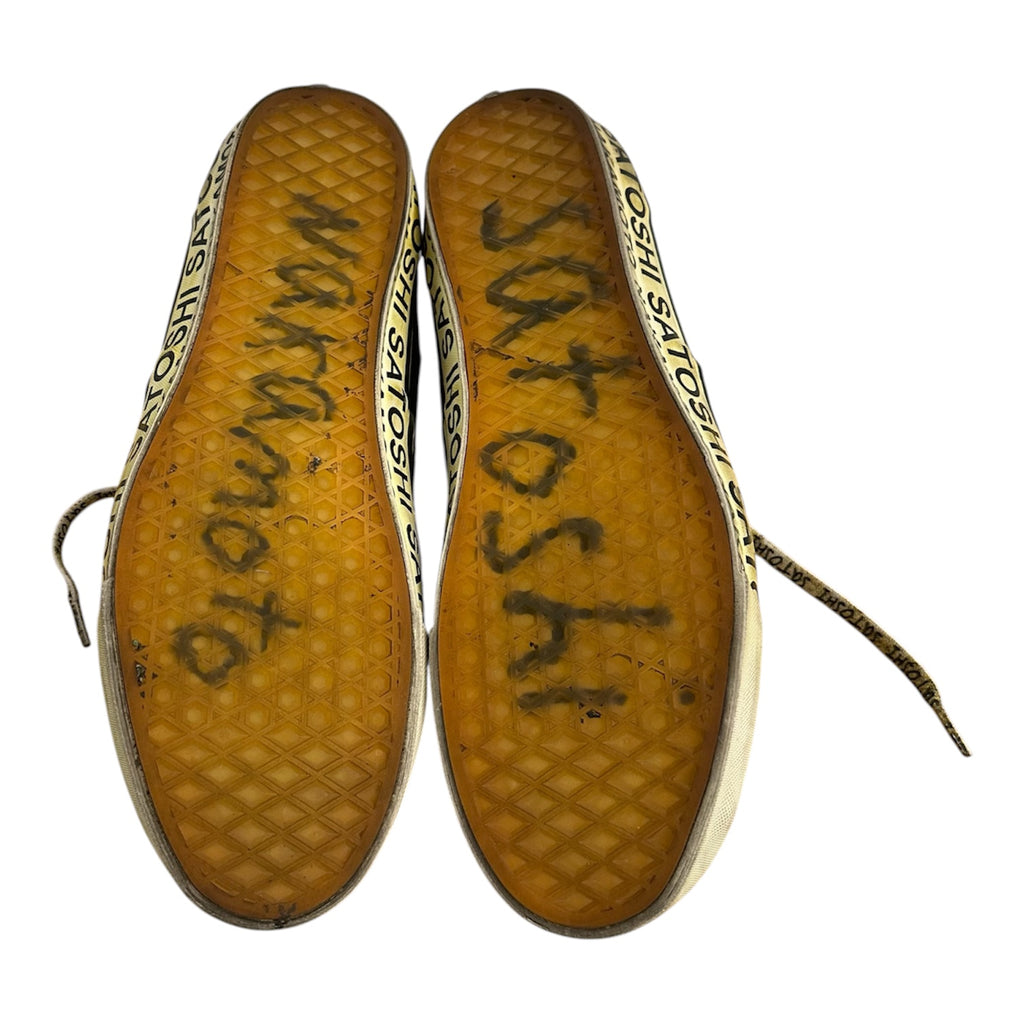 SATOSHI NAKAMOTO X VANS STUDDED RHINESTONE VANS.