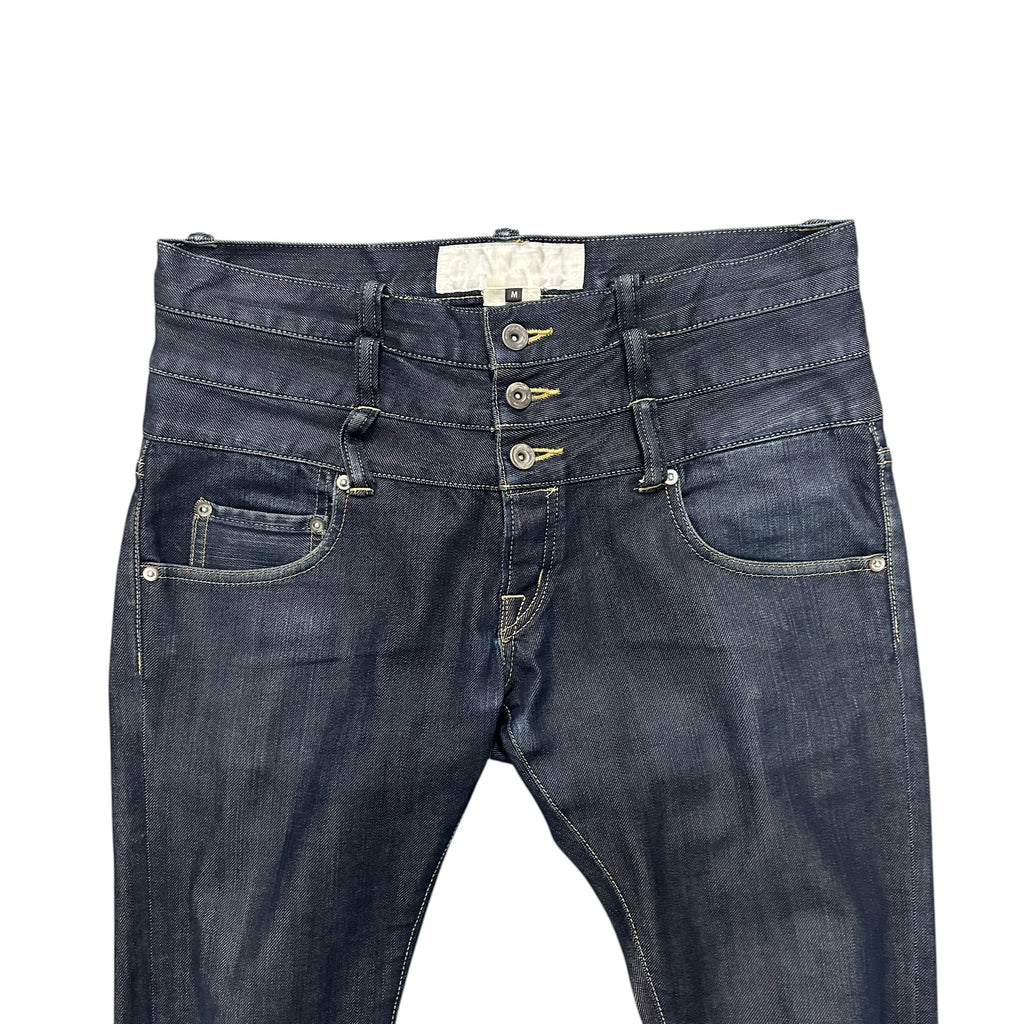 GANRYU JAPANESE TRIPLE WAISTED DENIM.