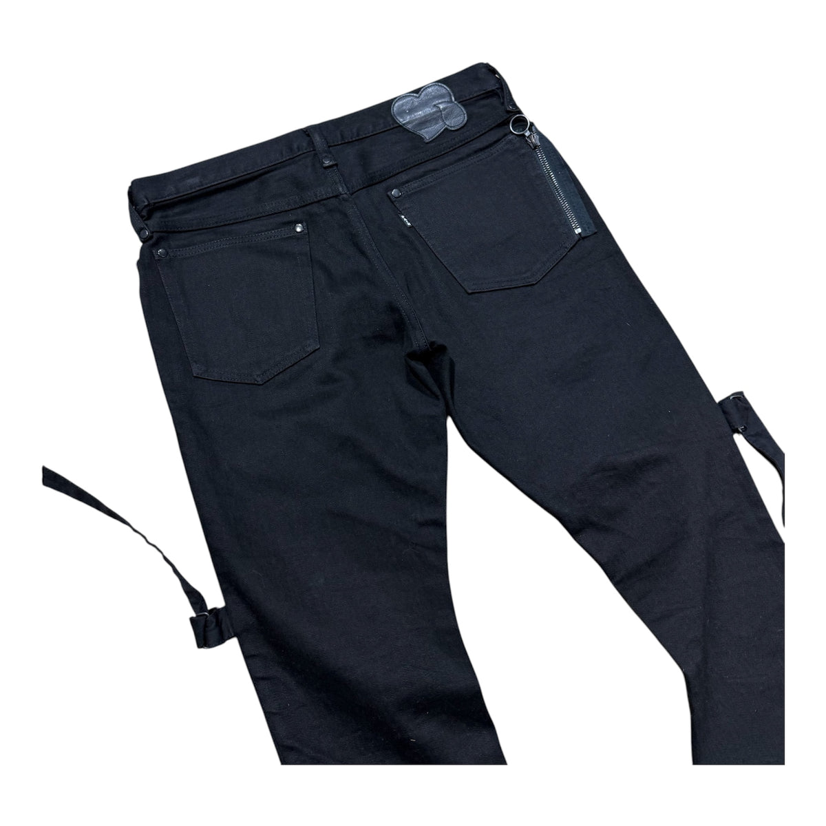 NUMBER (N)INE BLACK BONDAGE DENIMS.