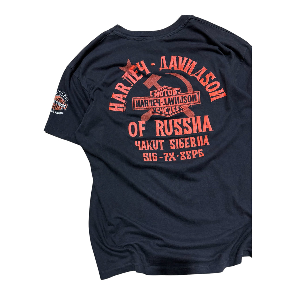 VINTAGE HARLEY DAVIDSON SOVIET UNION TEE.