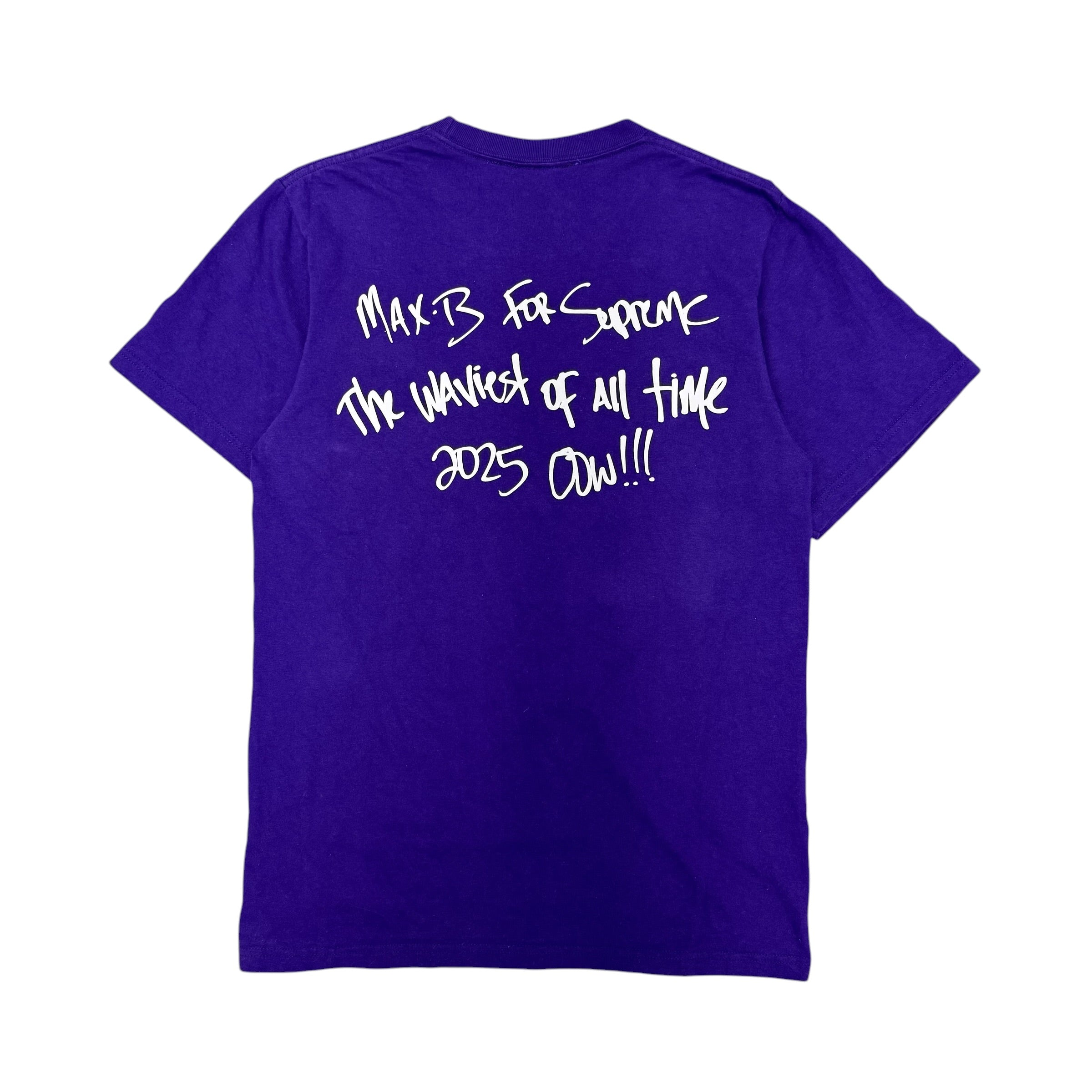 SUPREME "SHE LOVES ME" PURPLE TEE.