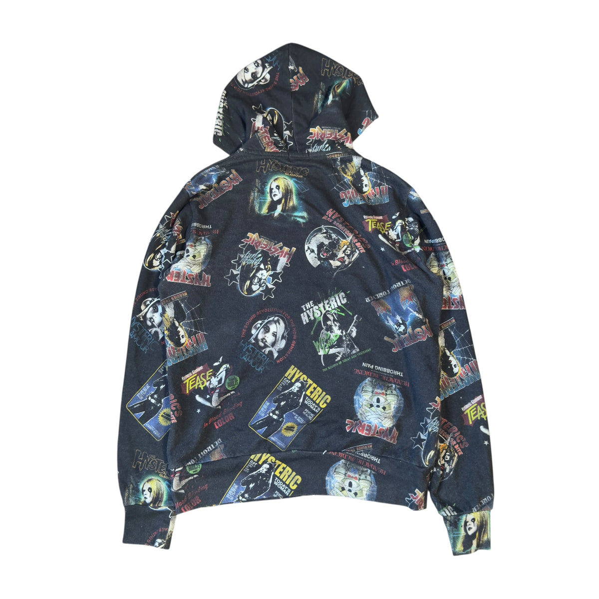 HYSTERIC GLAMOUR BEAR AOP ZIPUP JACKET.
