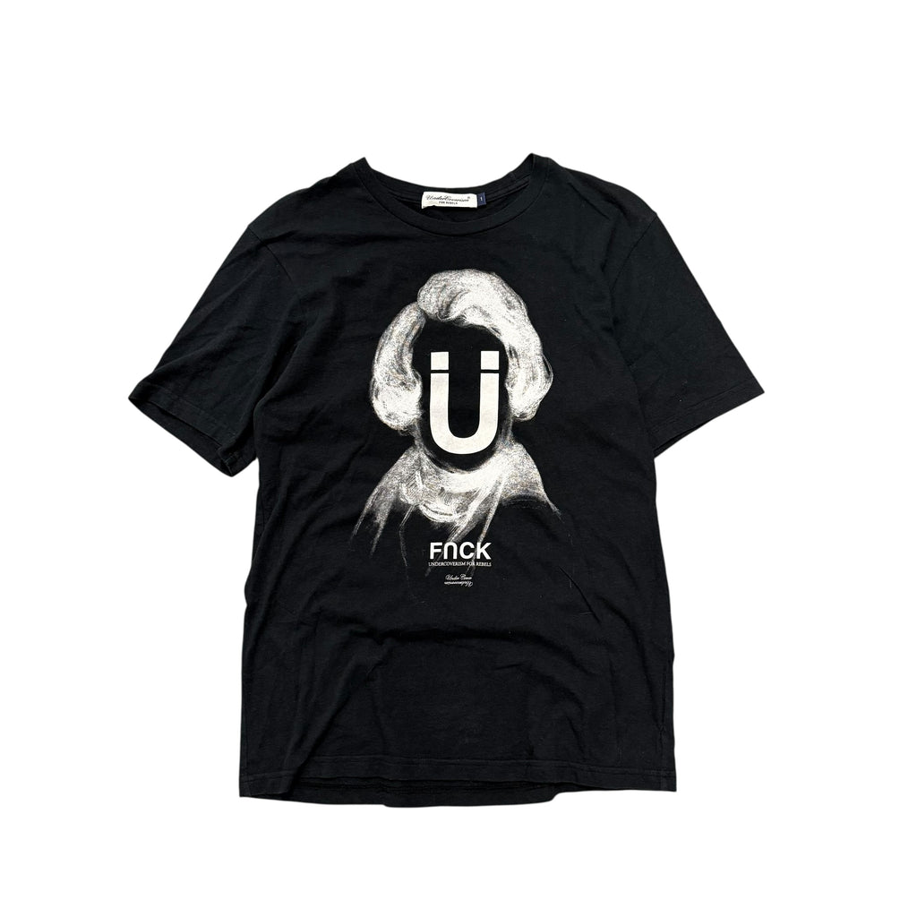 UNDERCOVER "FUCK" CHARACTER LOGO TEE.