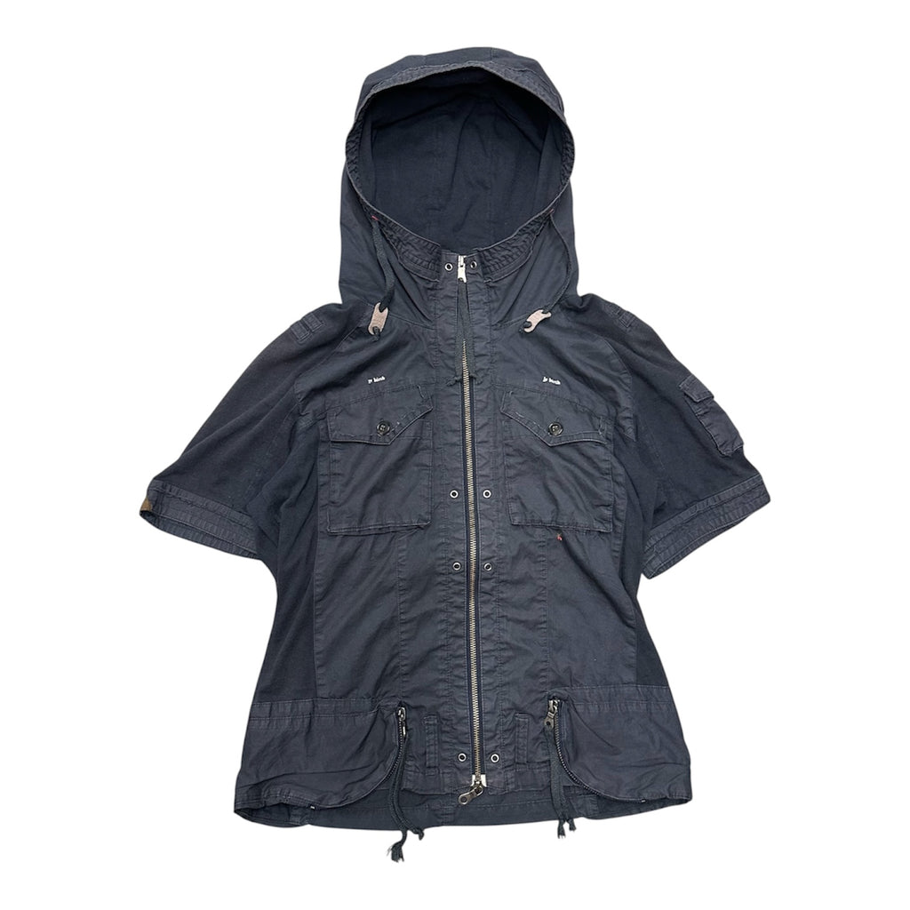 PPFM BIRTH ZIP-UP SHORTSLEEVE JACKET.