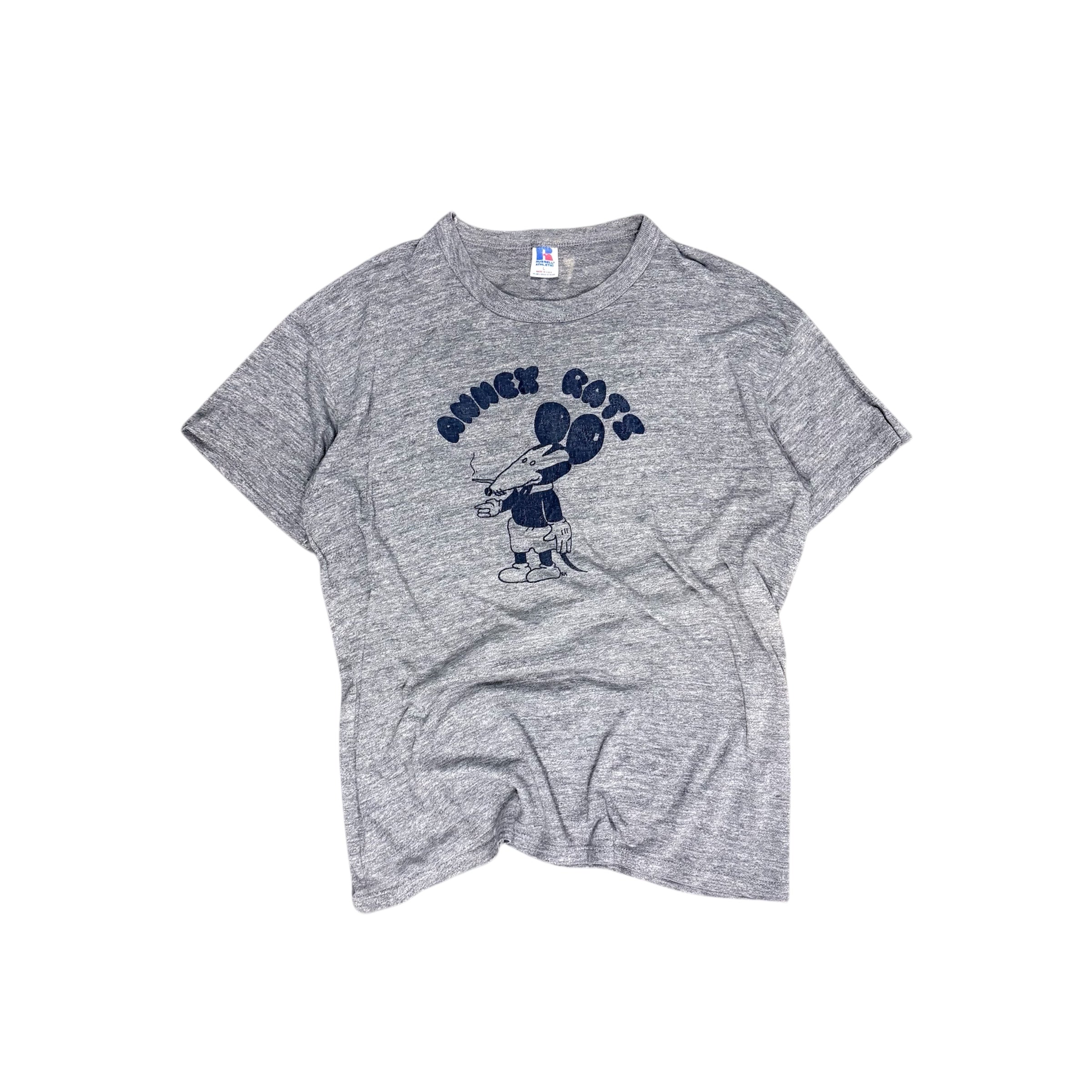 VINTAGE 80’S RUSSELL ANNEX RATS SMOKING SHIRT.