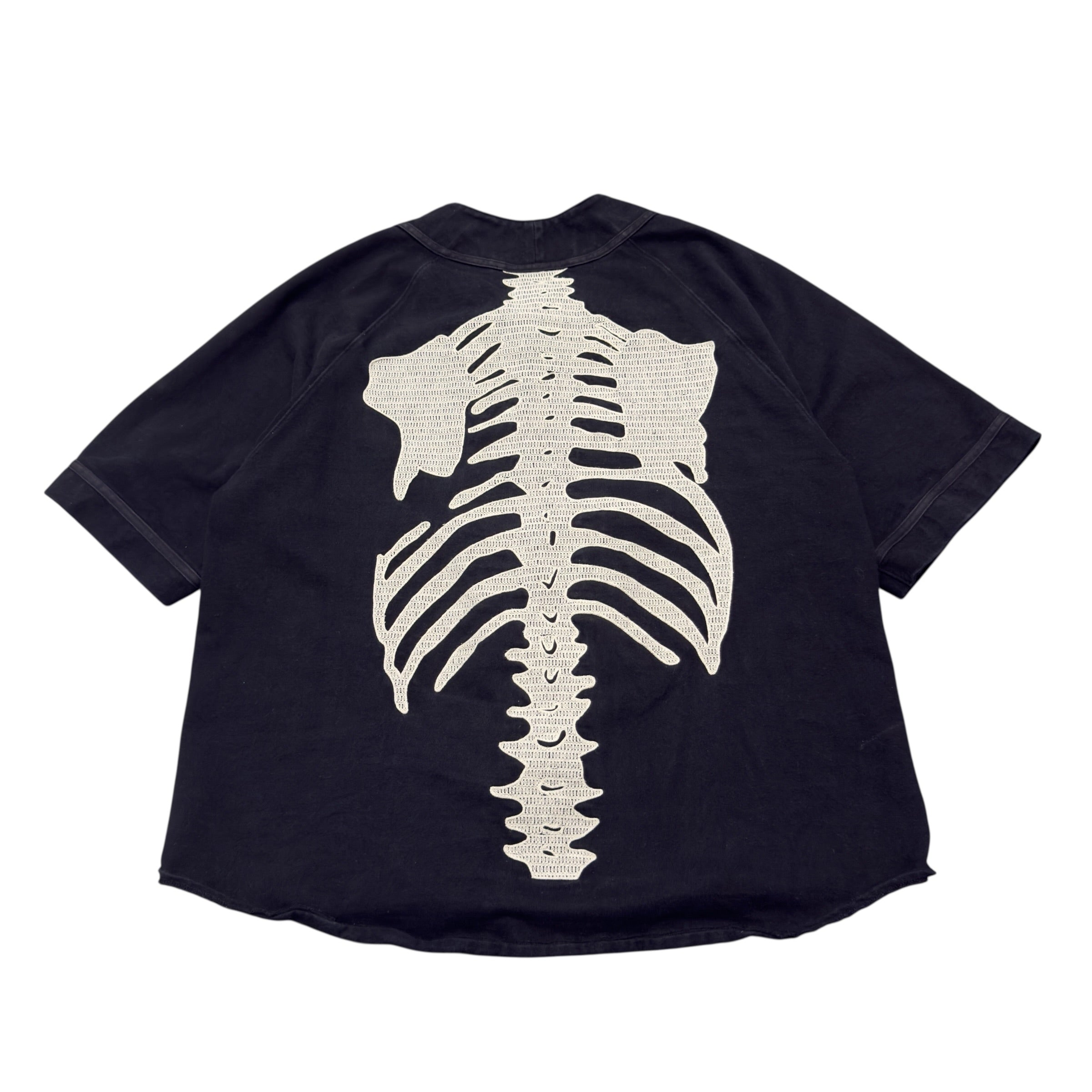 KAPITAL KOUNTRY SKELETON SHORT SLEEVE BUTTONUP.