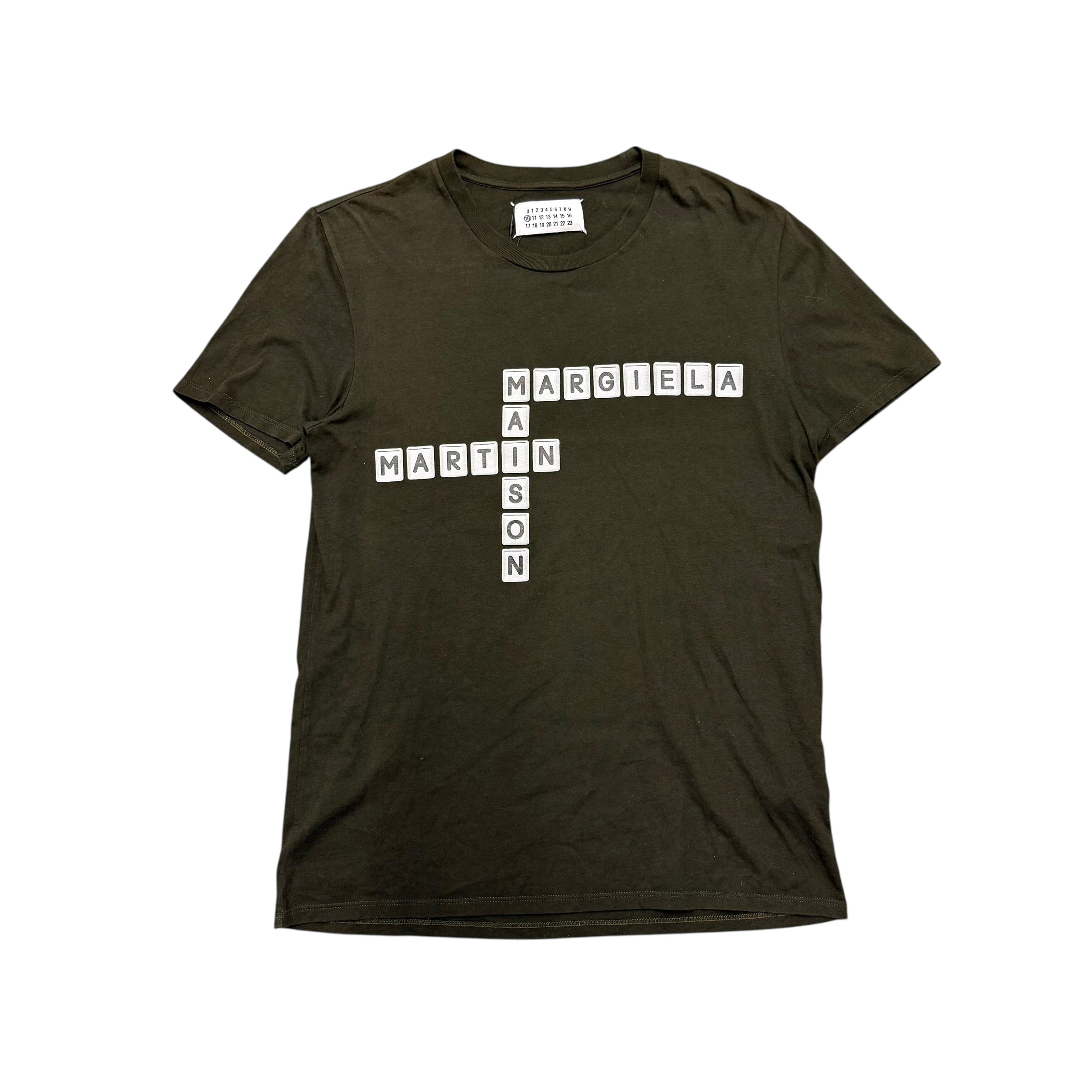 MAISON MARGIELA SCRABBLE TEE.
