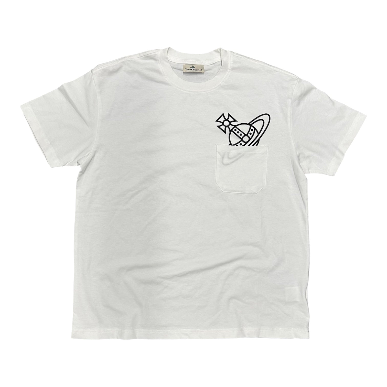 VIVIENNE WESTWOOD LOGO POCKET TEE.