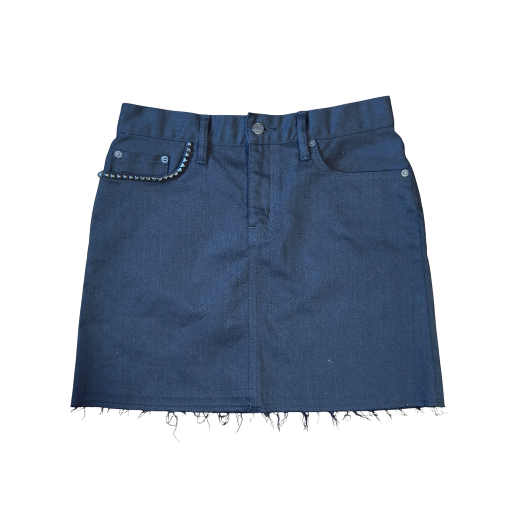 HYSTERIC GLAMOUR BLACK STUDDED SKIRT.