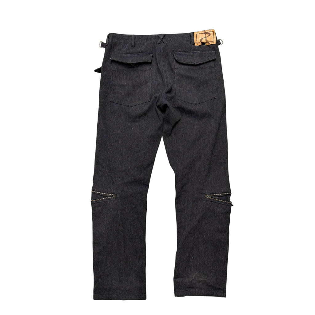 BEAUTY:BEAST CARGO ZIPPER PANTS.