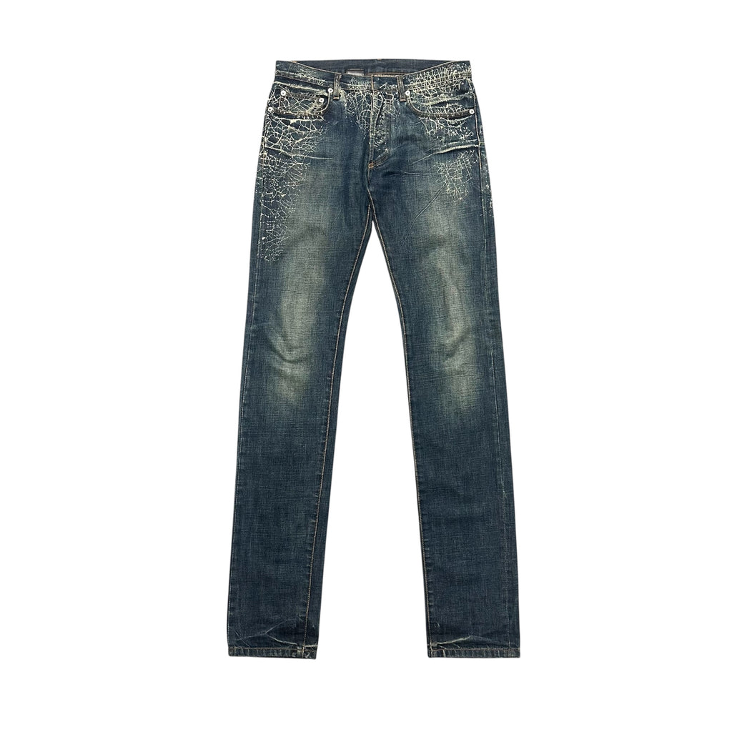 DIOR HEDI ‘07 SPIDER DENIM