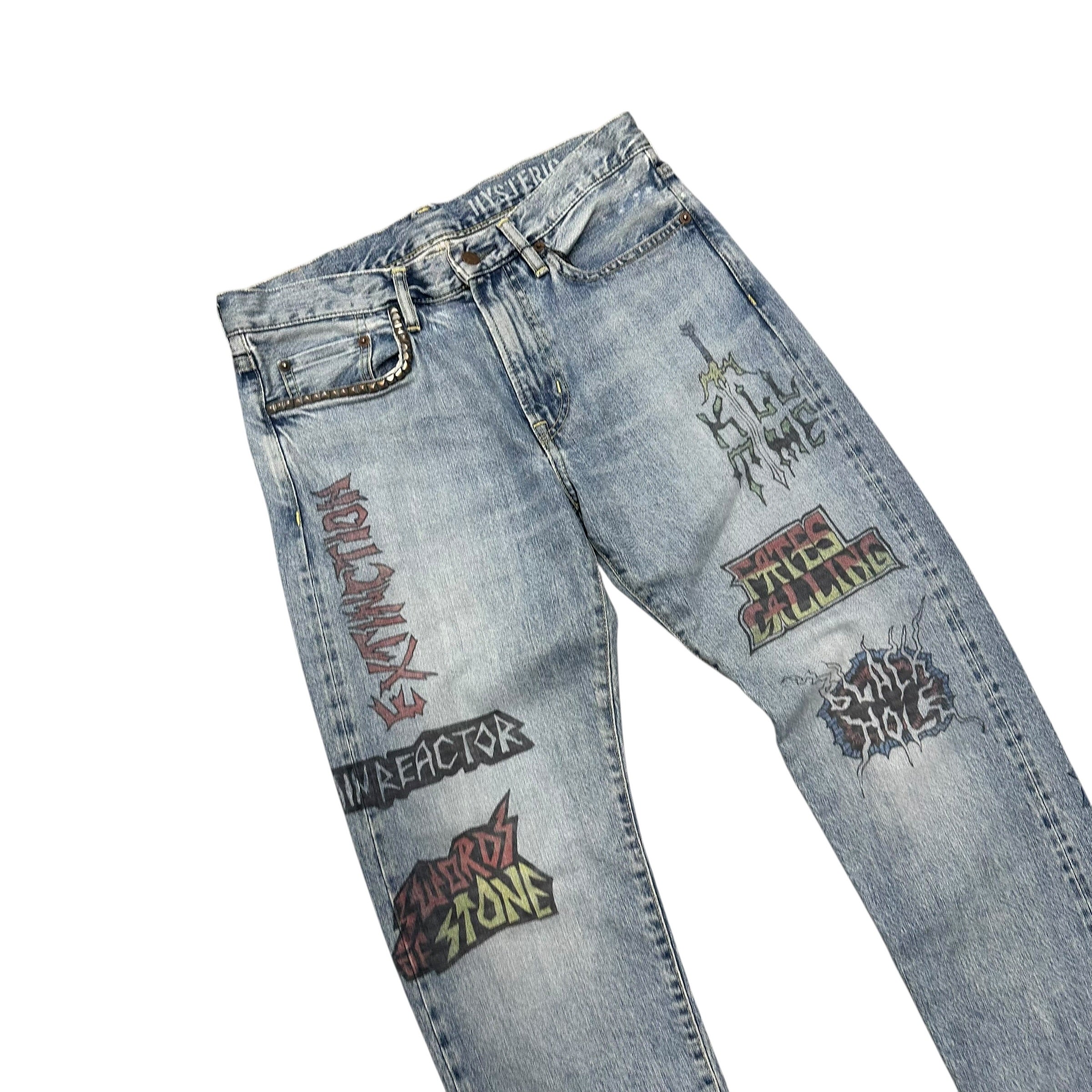 HYSTERIC GLAMOUR TATTOO DENIM.