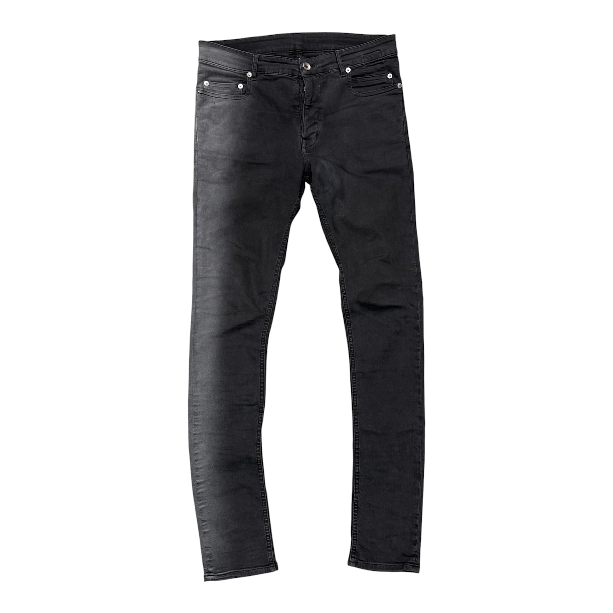 RICK OWENS GRADIENT TYRONE CUT JEANS.