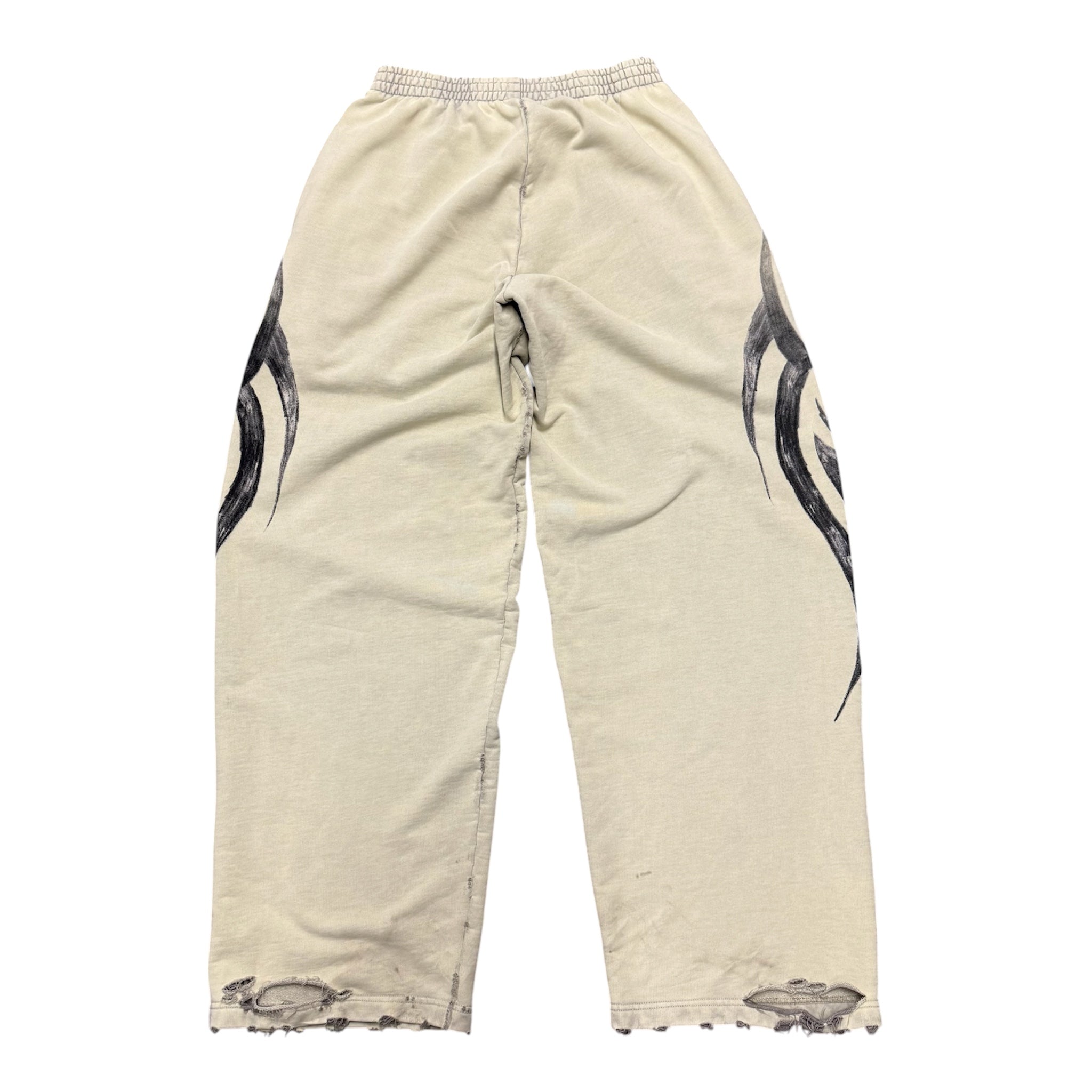BALENCIAGA FALL/WINTER 2024 TRIBAL SWEATPANTS.