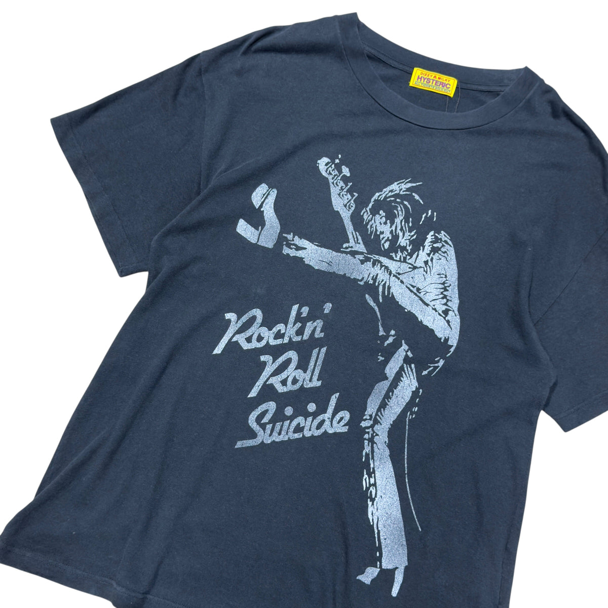 HYSTERIC GLAMOUR “ROCK ‘N’ ROLL SUICIDE” TEE.