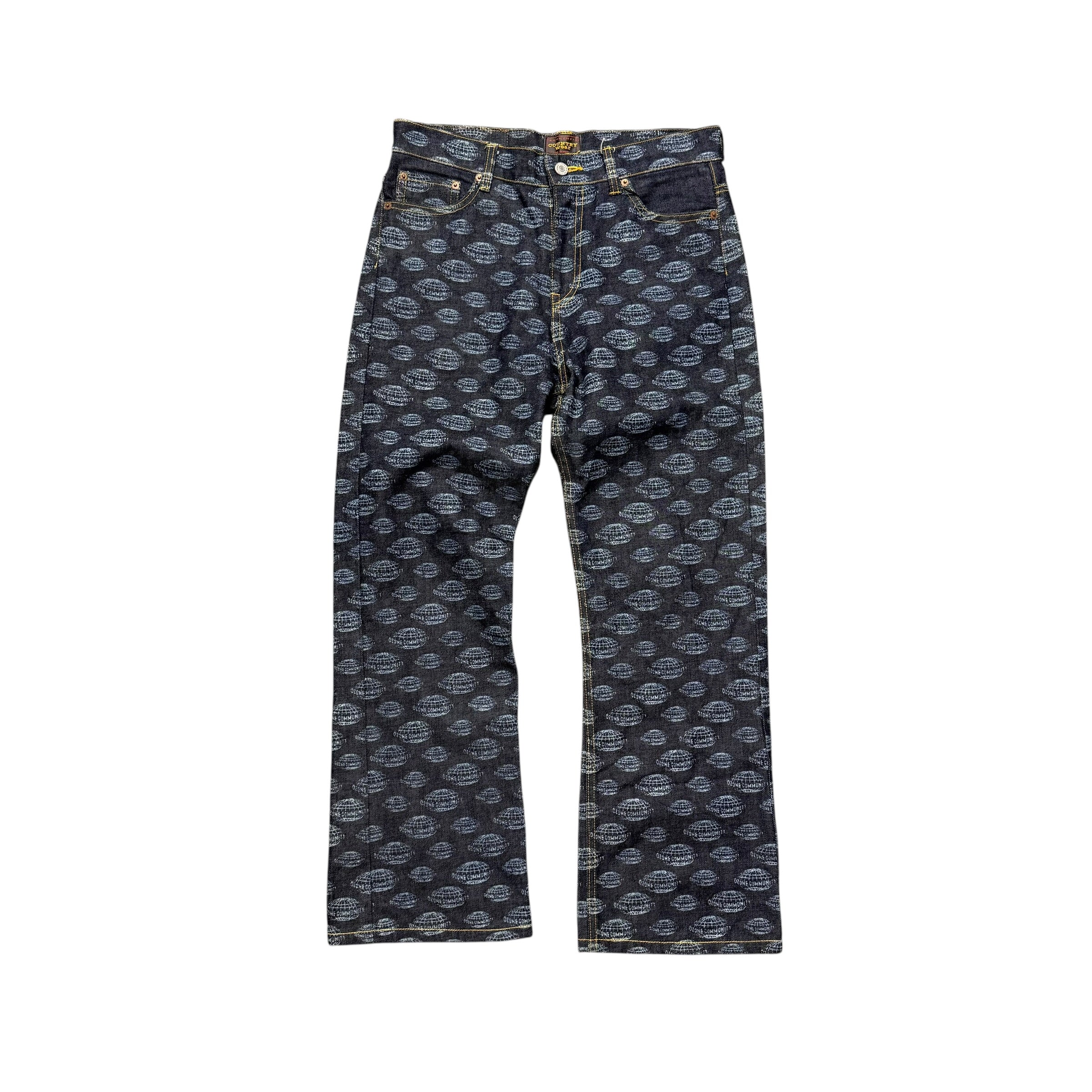 OZONE COMMUNITY ALL OVER PRINT DENIM.